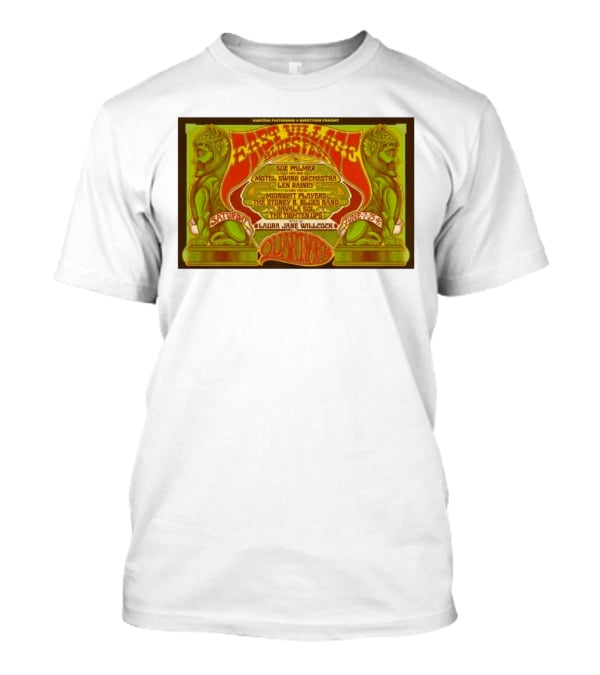East Village Blues Festival Quartyard San Diego June 7 2025 Sue Palmer Motel Swing Orchestra Midnight Players Zivalva Soles T-Shirt