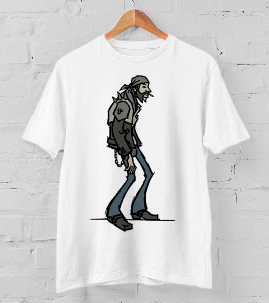 MTV Downtown Titmouse Spiked Jacket Character Stroll T-Shirt