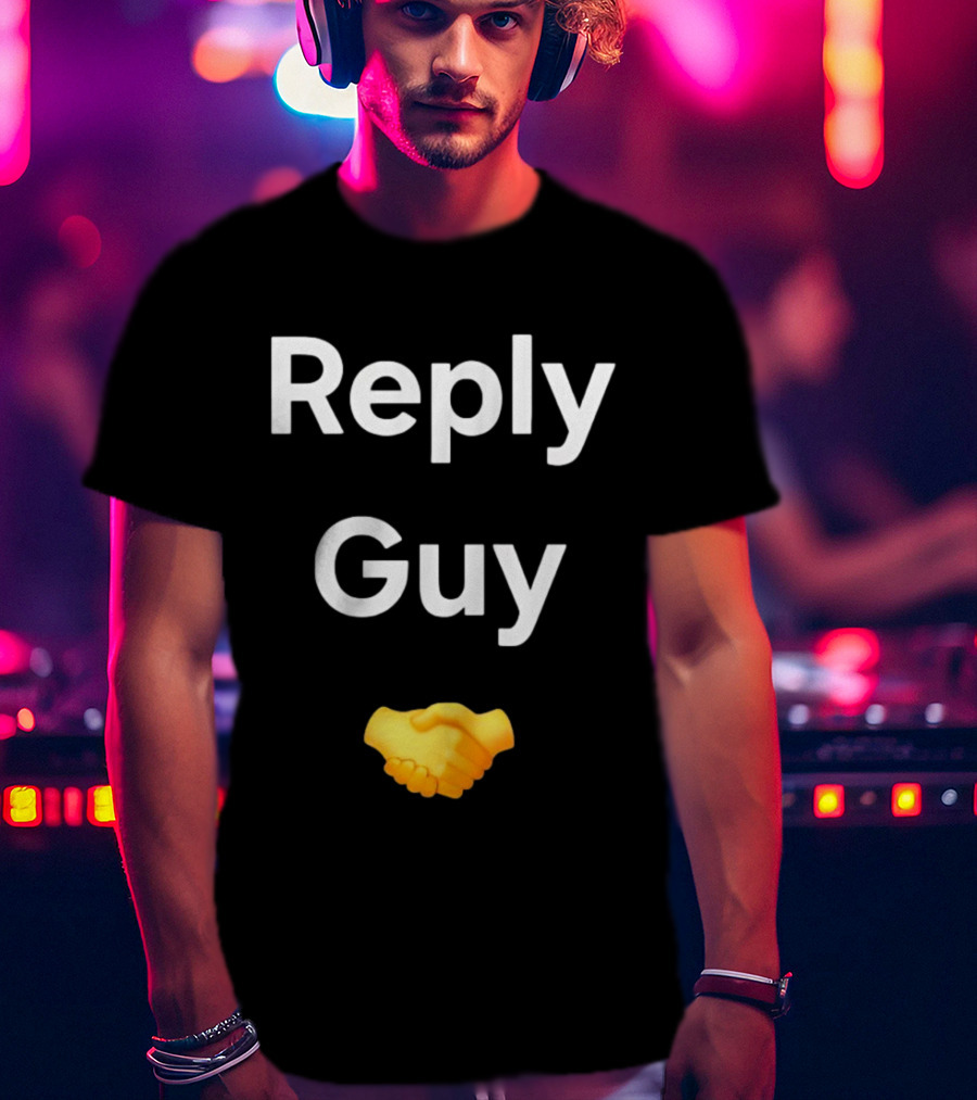 Reply Guy Handshake Emoji T-Shirt