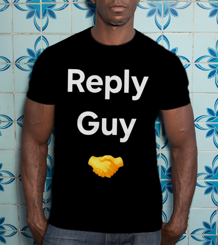 Reply Guy Handshake Emoji T-Shirt
