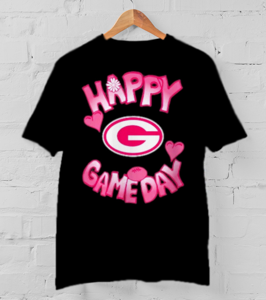 Happy Gameday Valentine’s Day Green Bay Packers 2025 T-Shirt