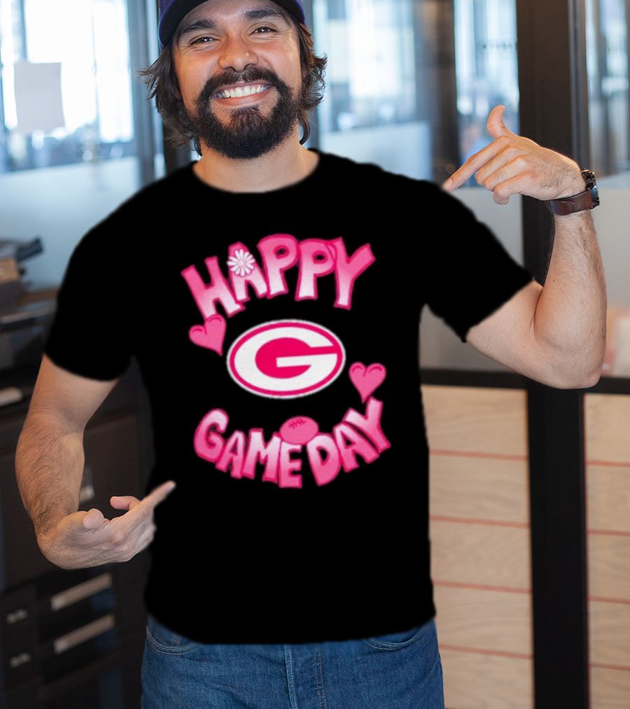 Happy Gameday Valentine’s Day Green Bay Packers 2025 T-Shirt