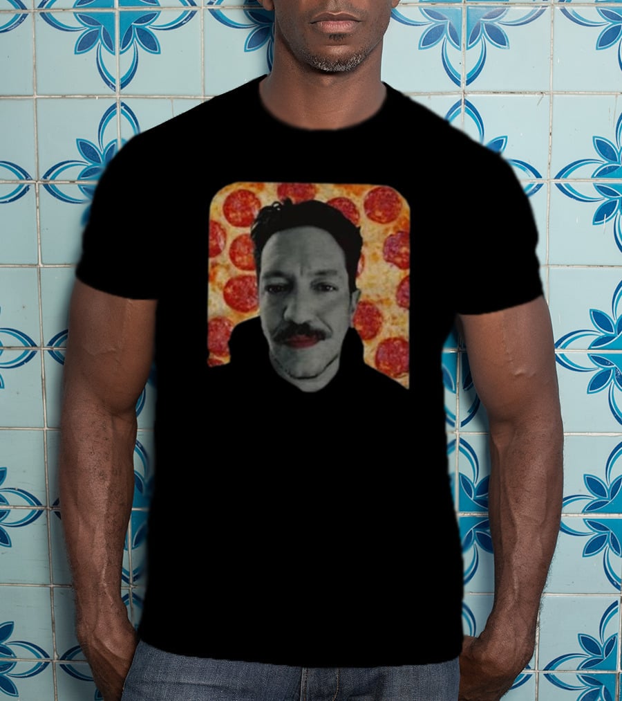 Sal Vulcano Tanka Jahari Event Pizza Background Face T-Shirt