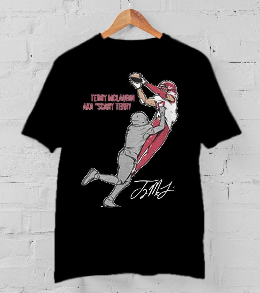 Terry McLaurin AKA Scary Terry Catch Signature T-Shirt