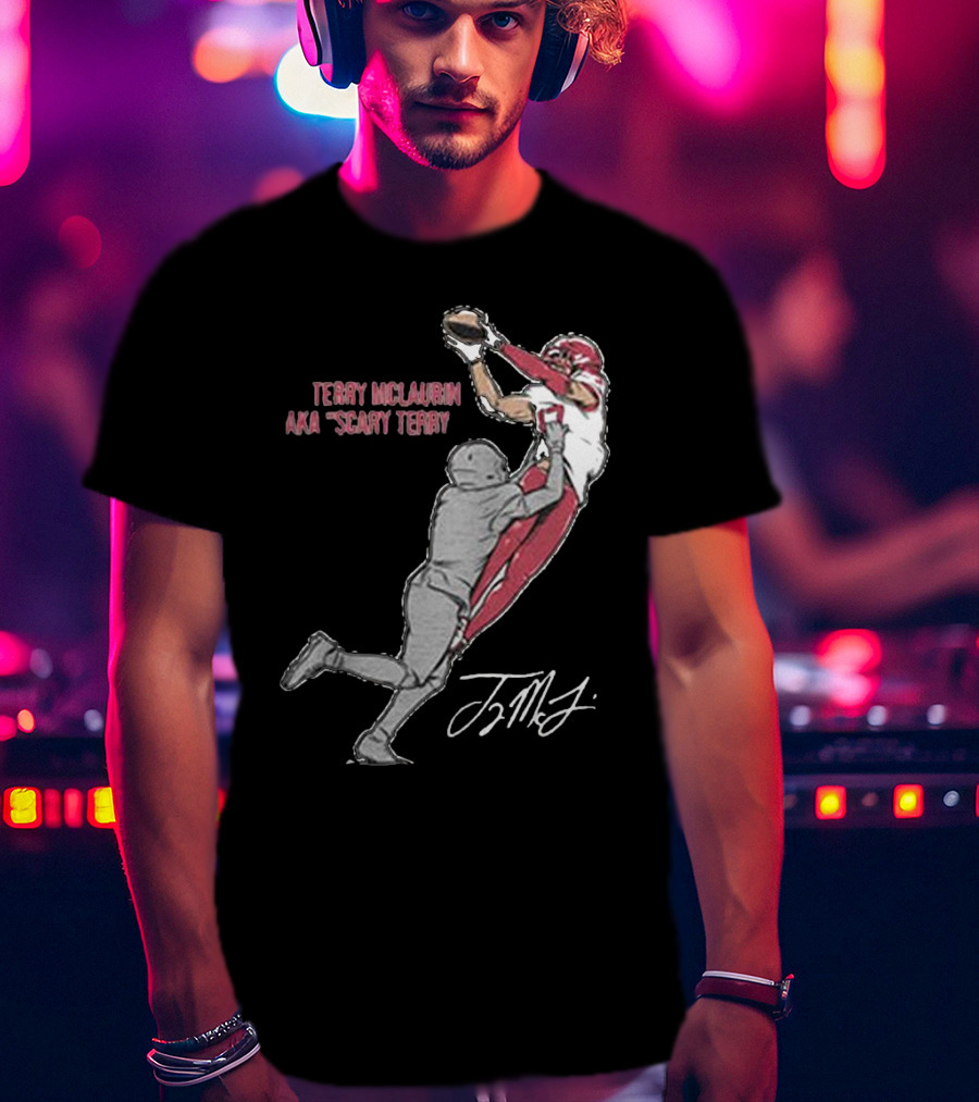 Terry McLaurin AKA Scary Terry Catch Signature T-Shirt