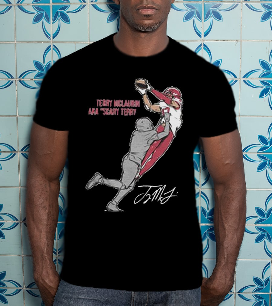 Terry McLaurin AKA Scary Terry Catch Signature T-Shirt