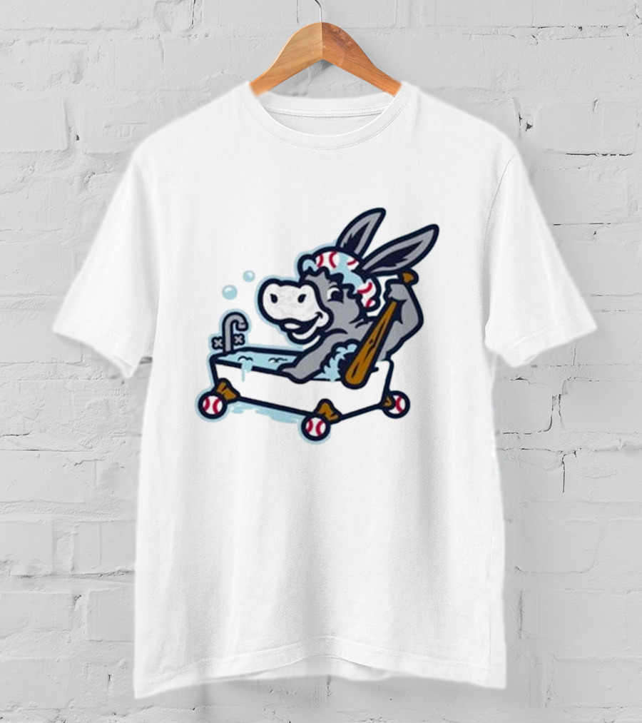 Bathtub Donkeys Baseball Bathtub Donkey Baseball T-Shirt