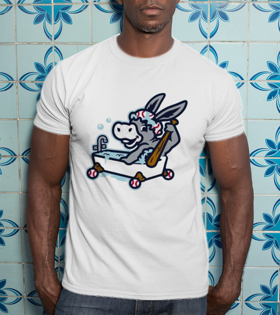 Bathtub Donkeys Baseball Bathtub Donkey Baseball T-Shirt