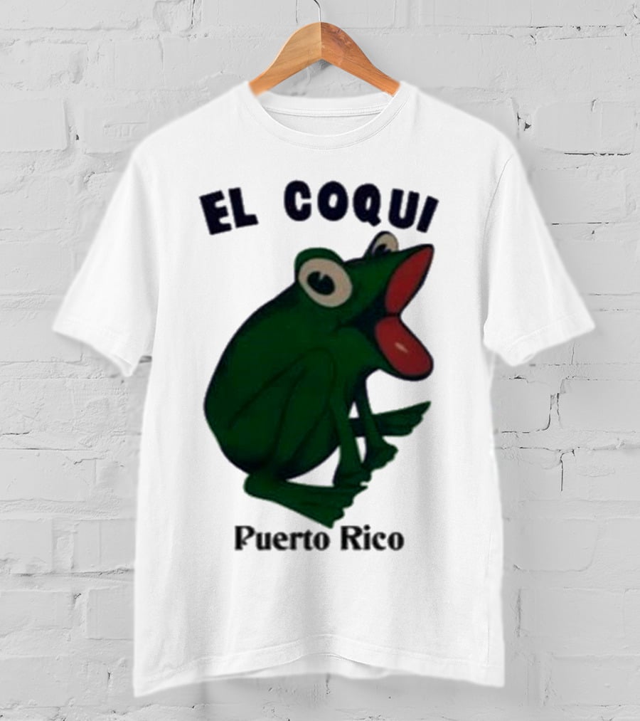 Dios Bunny El Coqui Puerto Rico Frog T-Shirt