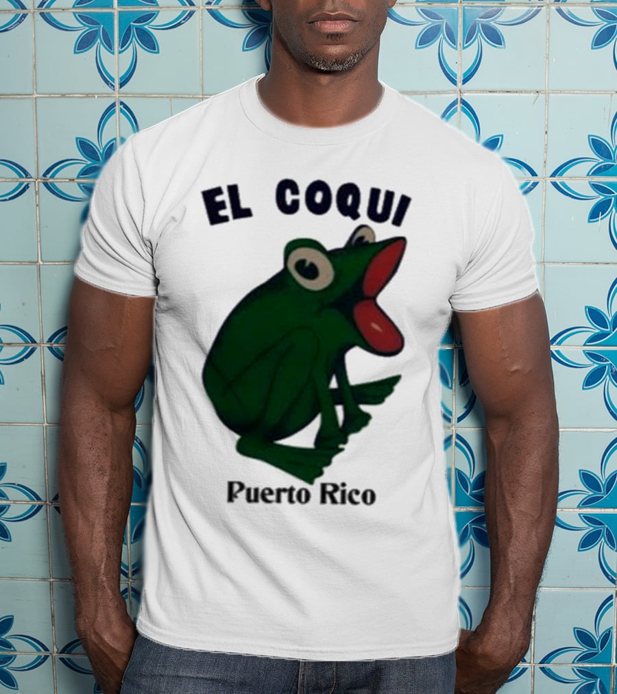 Dios Bunny El Coqui Puerto Rico Frog T-Shirt