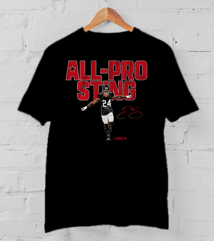 Derek Stingley Jr All-Pro Sting Number 24 Football Player T-Shirt