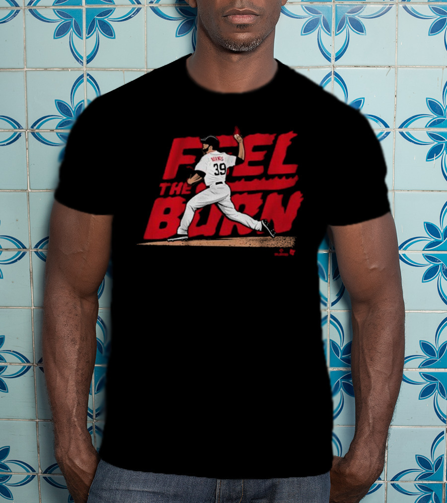 Corbin Burnes Feel The Burn 39 Arizona Baseball T-Shirt