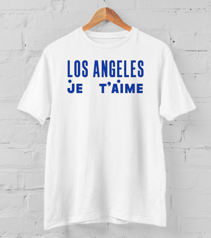 Clare V Los Angeles Je T’aime Love You T-Shirt