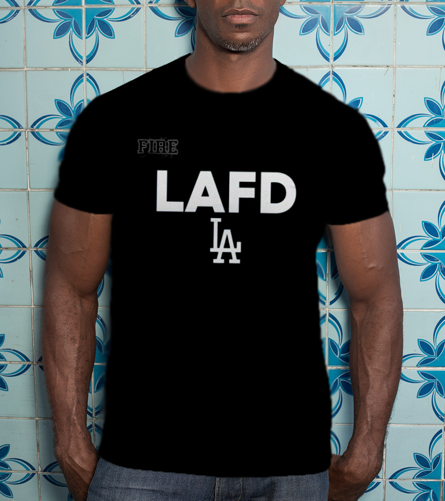 LAFD Los Angeles Dodgers Fire LA 2025 Gratitude T-Shirt