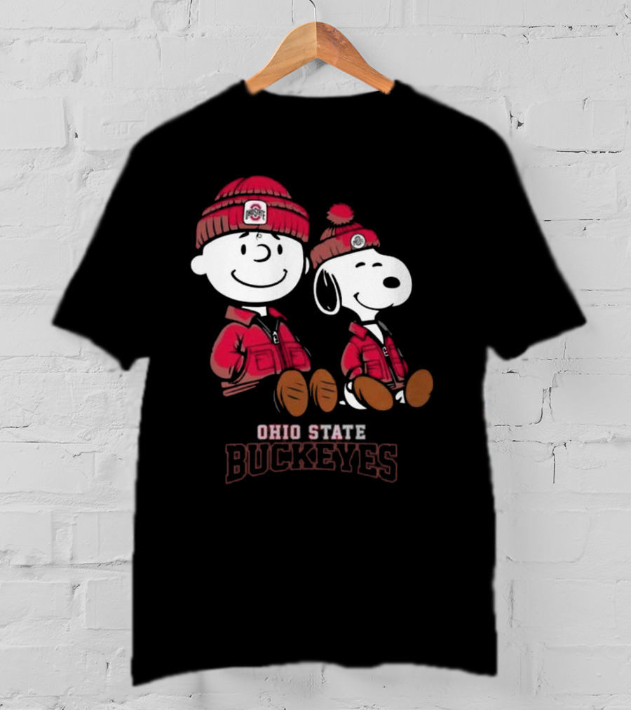 Ohio State Buckeyes Snoopy Peanut Football Team 2025 T-Shirt