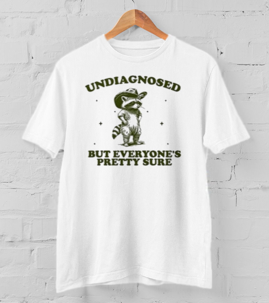 Undiagnosed Raccoon With Cowboy Hat But Everyone’s Pretty Sure T-Shirt