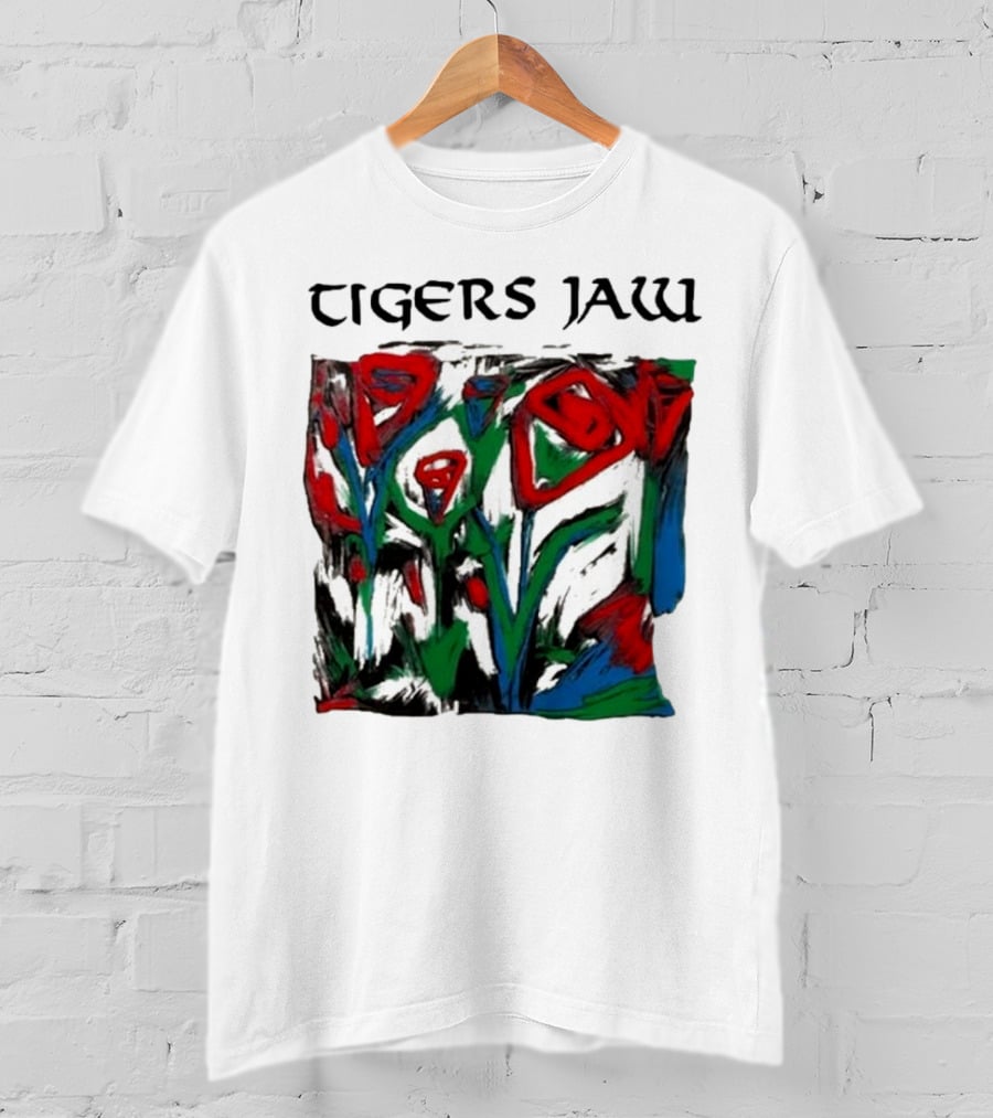 Tigers Jaw Lovesong Abstract Floral T-Shirt