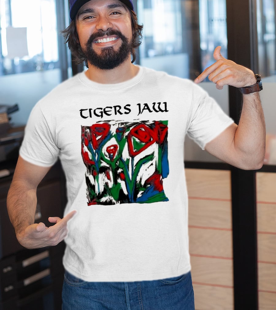 Tigers Jaw Lovesong Abstract Floral T-Shirt
