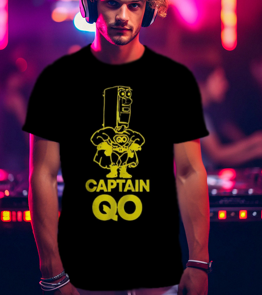 Captain QO Superhero The Big Bang Theory Comic T-Shirt