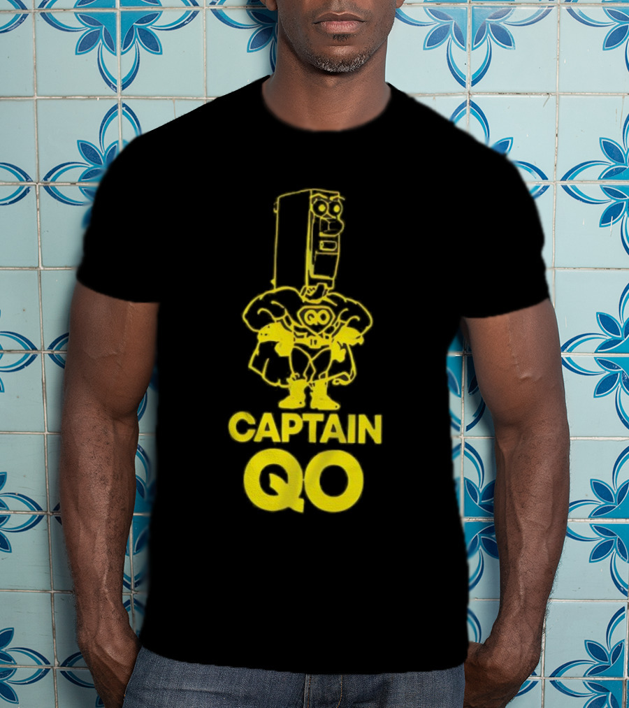 Captain QO Superhero The Big Bang Theory Comic T-Shirt