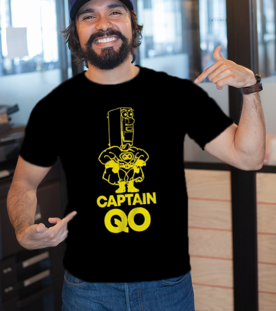 Captain QO Superhero The Big Bang Theory Comic T-Shirt