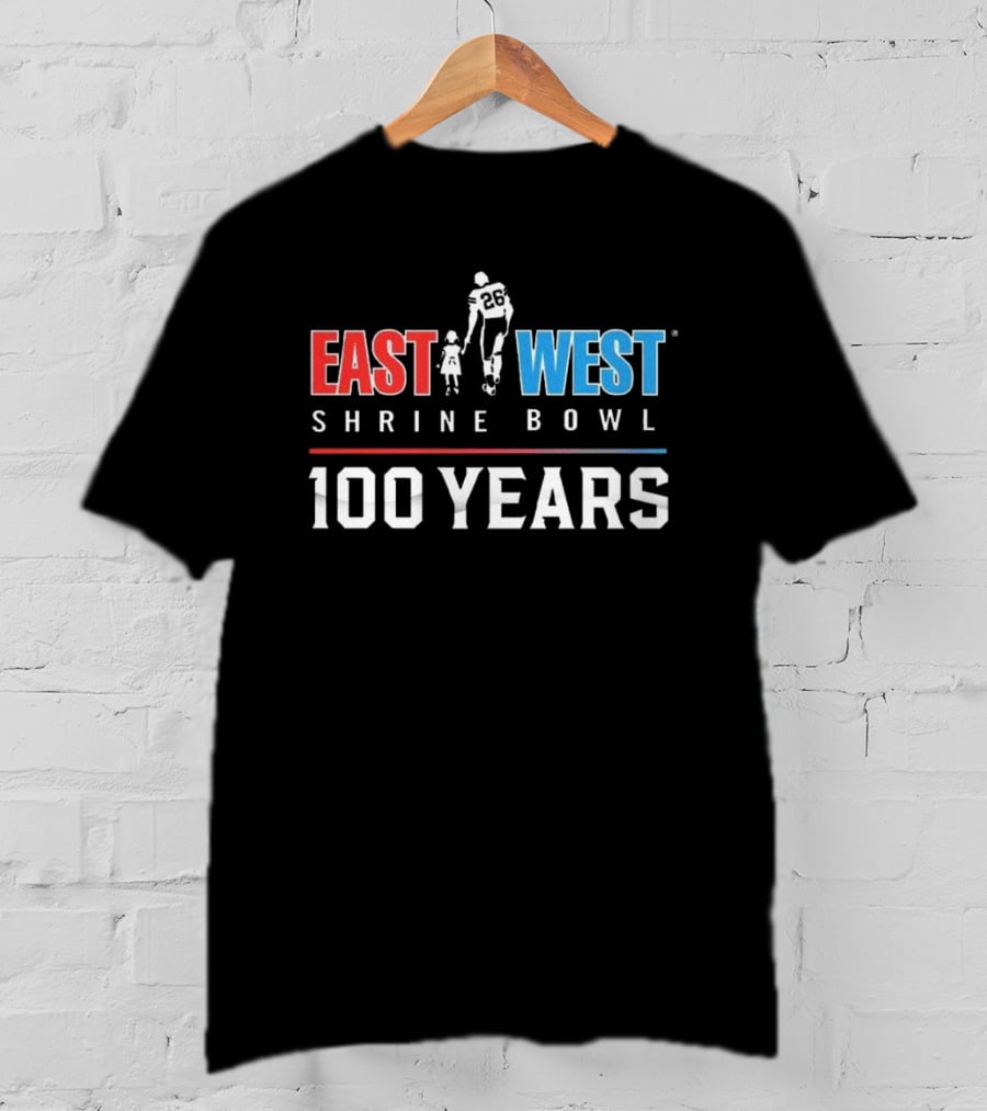 East West Shrine Bowl 2025 Celebrating 100 Years T-Shirt