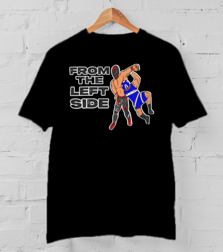 CM Punk From The Left Side Wrestling Cartoon T-Shirt