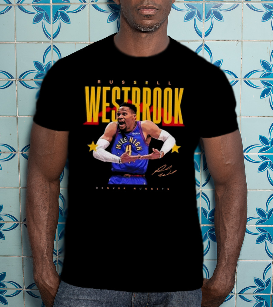 Russell Westbrook Mile High Denver Nuggets Signature T-Shirt