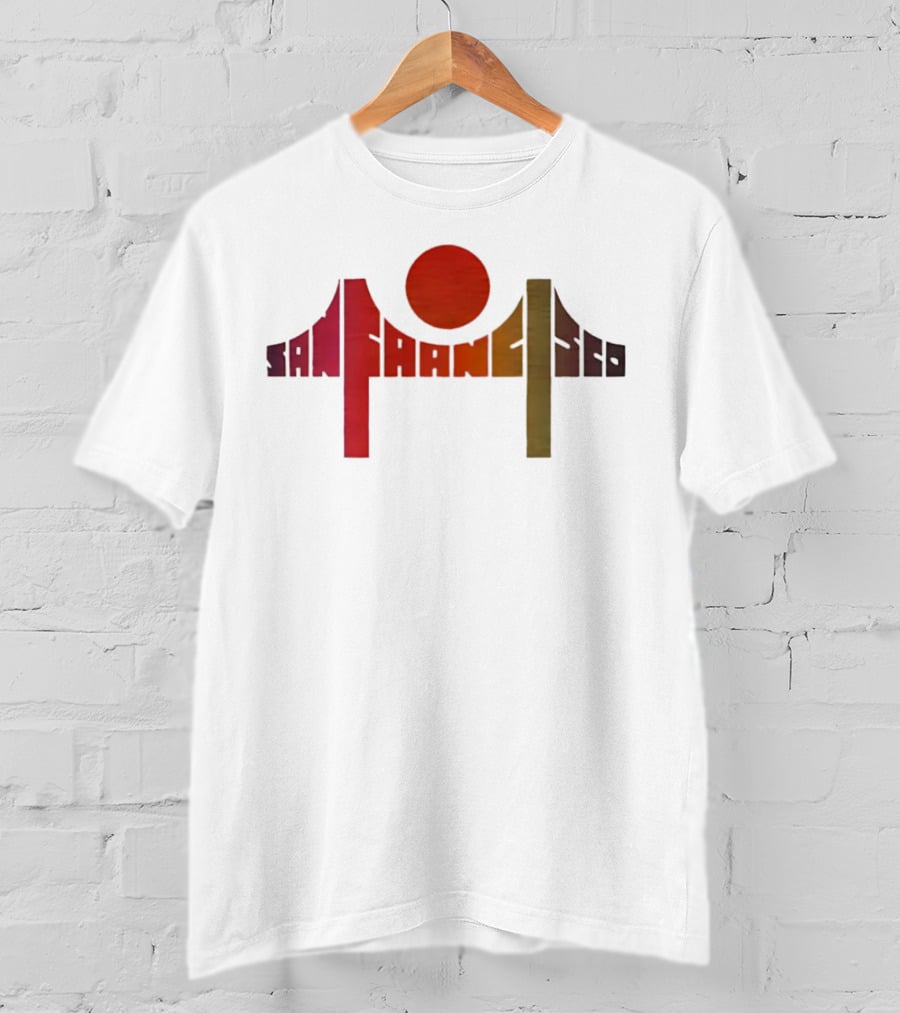 Death Proof Arlene San Francisco Golden Gate Bridge Sun T-Shirt
