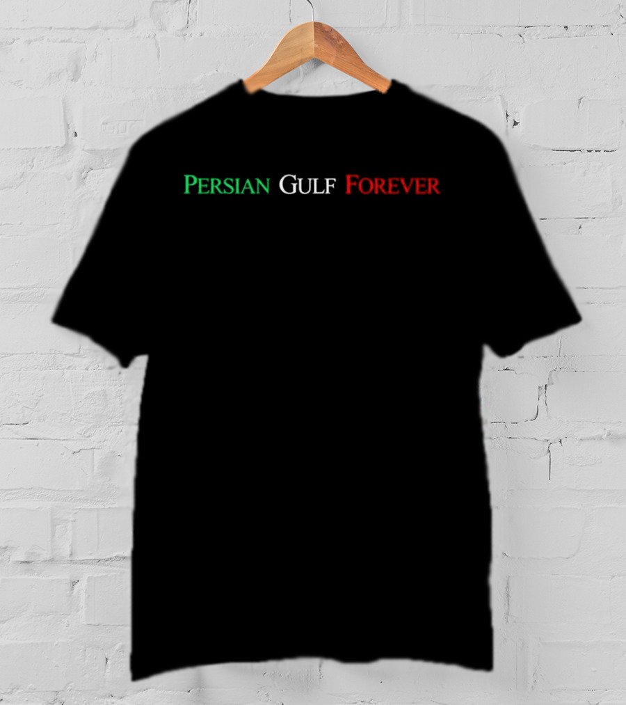 Johnny Nash Persian Gulf Forever Text In Red Green White T-Shirt