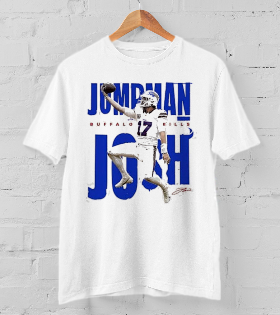JUMPMAN JOSH BUFFALO BILLS 17 Signature T-Shirt