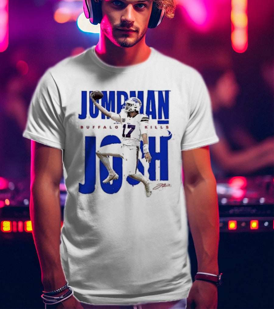 JUMPMAN JOSH BUFFALO BILLS 17 Signature T-Shirt