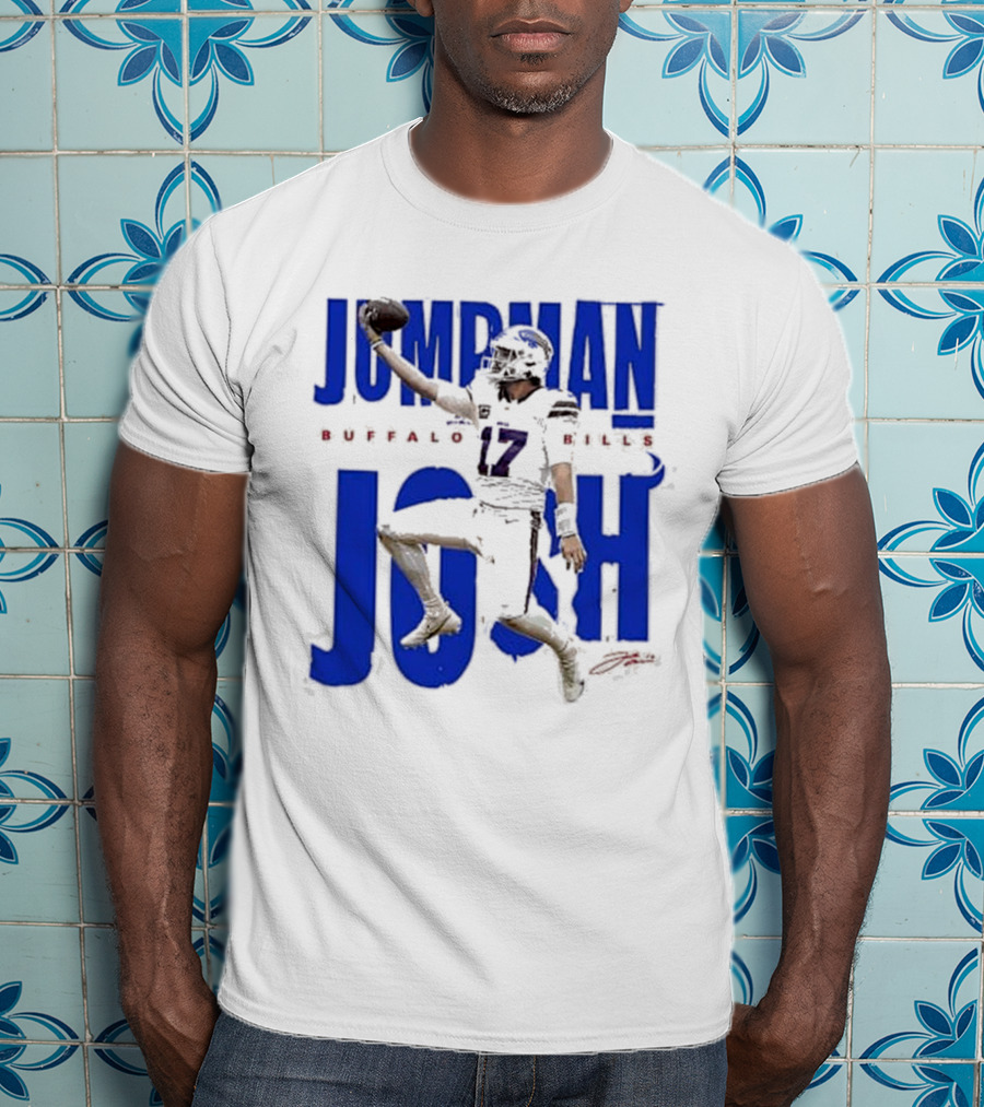 JUMPMAN JOSH BUFFALO BILLS 17 Signature T-Shirt