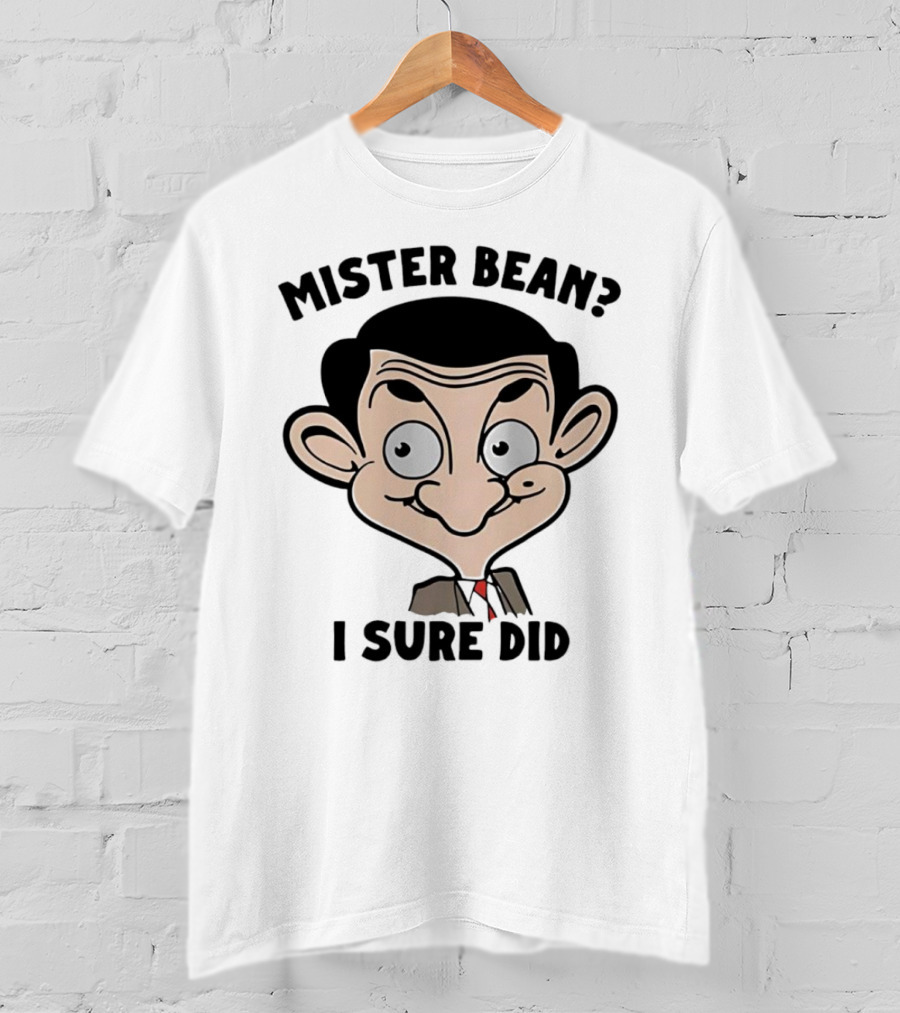 Mister Bean I Sure Did Face T-Shirt