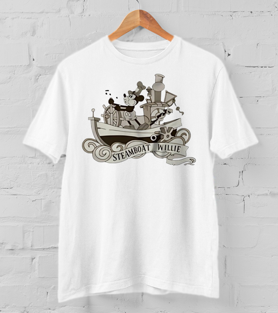 Steamboat Willie Steamboat Willie 1928 Vintage Classic T-Shirt