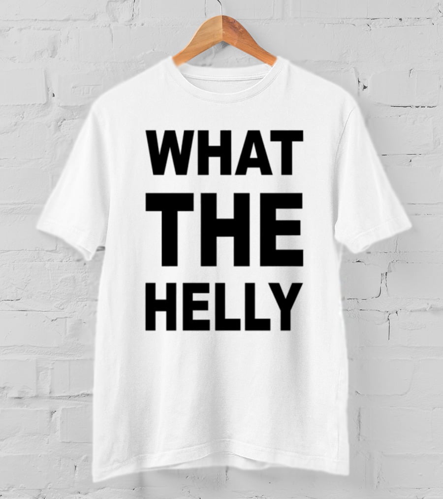 1 800 Wthelly Hotline Humor Statement Phone Graphic T-Shirt