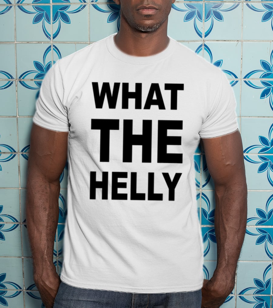 1 800 Wthelly Hotline Humor Statement Phone Graphic T-Shirt