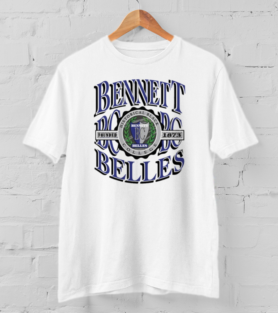 Bennett Belles Historical Black College BC Crest 90s T-Shirt
