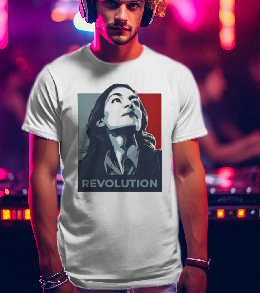 Alexandria Ocasio-Cortez AOC Revolution Inspiration T-Shirt