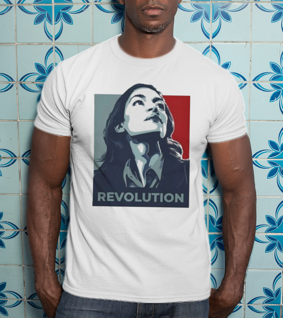 Alexandria Ocasio-Cortez AOC Revolution Inspiration T-Shirt