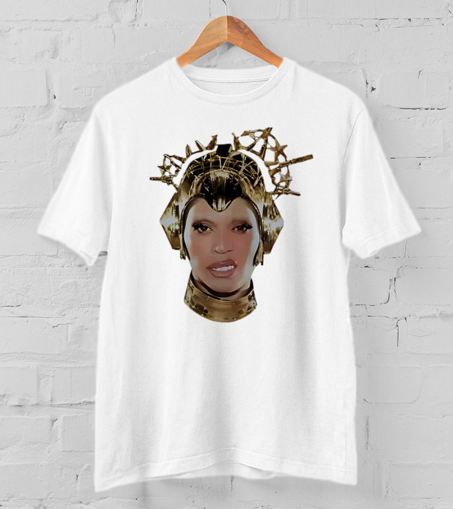 Beyoncé Cowboy Carter Bigface Metallic Headpiece T-Shirt
