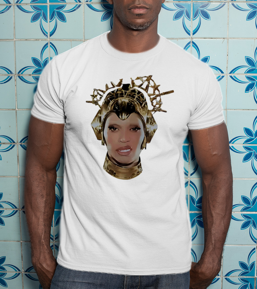 Beyoncé Cowboy Carter Bigface Metallic Headpiece T-Shirt