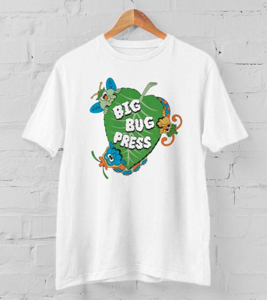Big Bug Press Leafy Lunchtime Cute Cartoon Characters T-Shirt