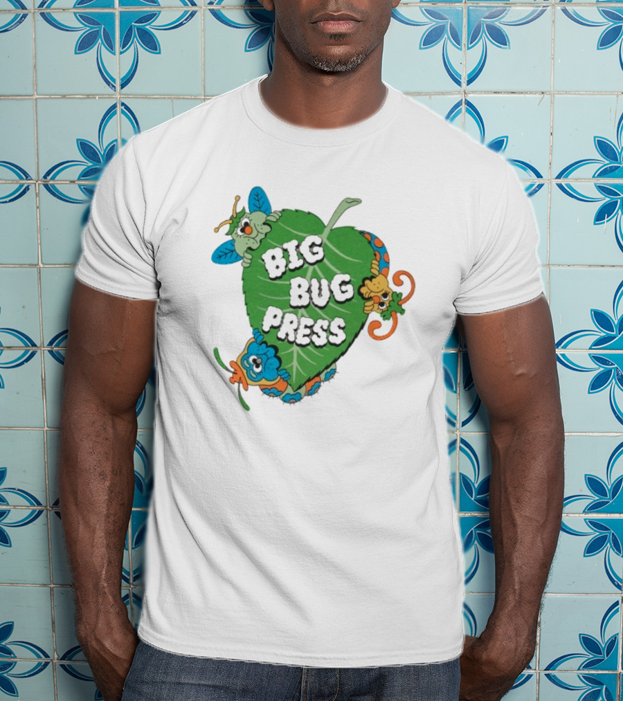 Big Bug Press Leafy Lunchtime Cute Cartoon Characters T-Shirt