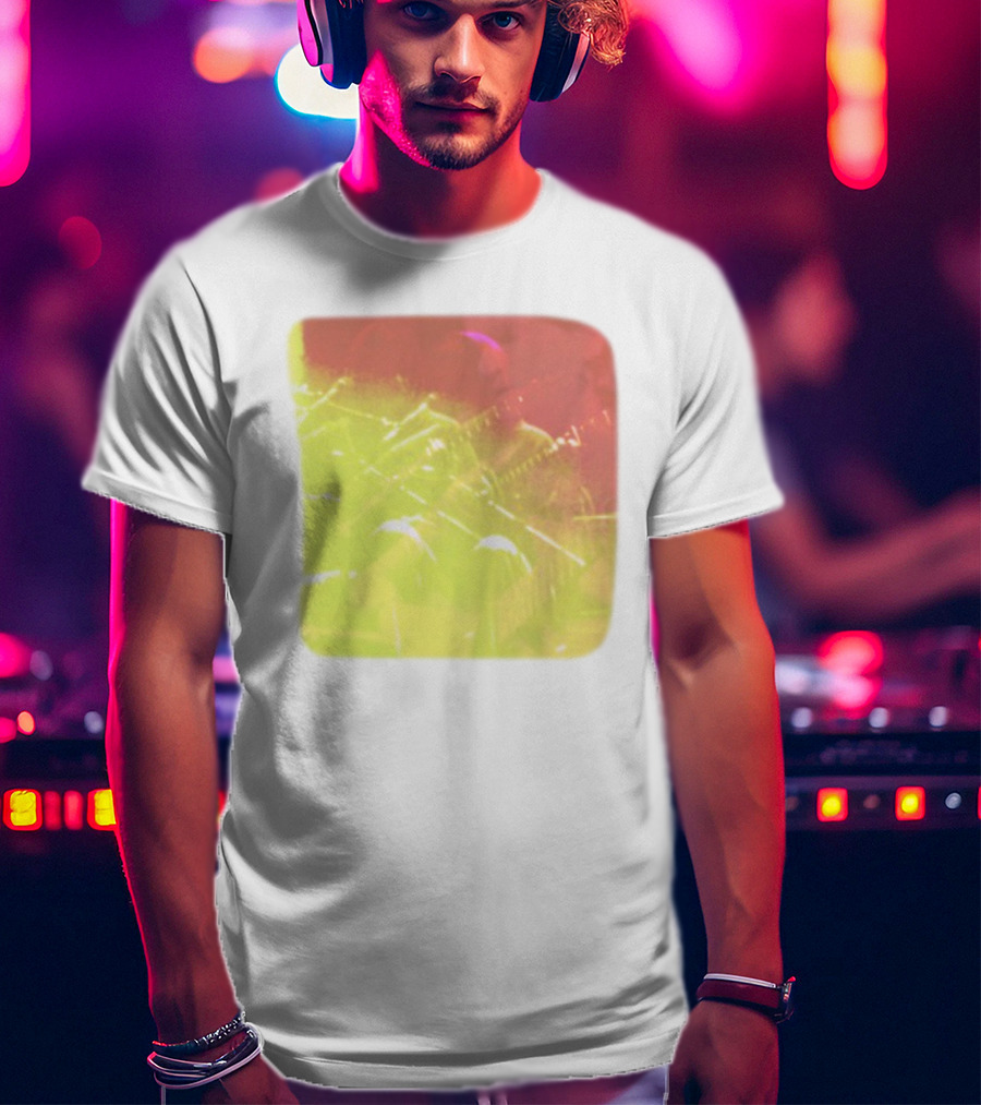 Big Thief Live At Revolution Hal Multicolored Guitar Overlay T-Shirt