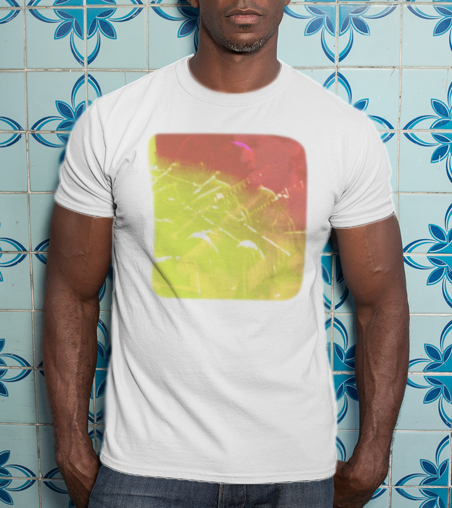 Big Thief Live At Revolution Hal Multicolored Guitar Overlay T-Shirt