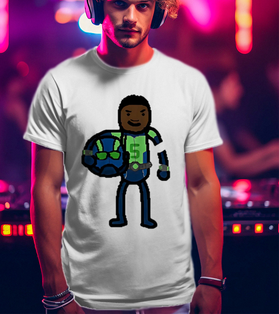 "Anthony Edwards No.5 Cartoon Ant-Man Style Minnesota Timberwolves" T-Shirt