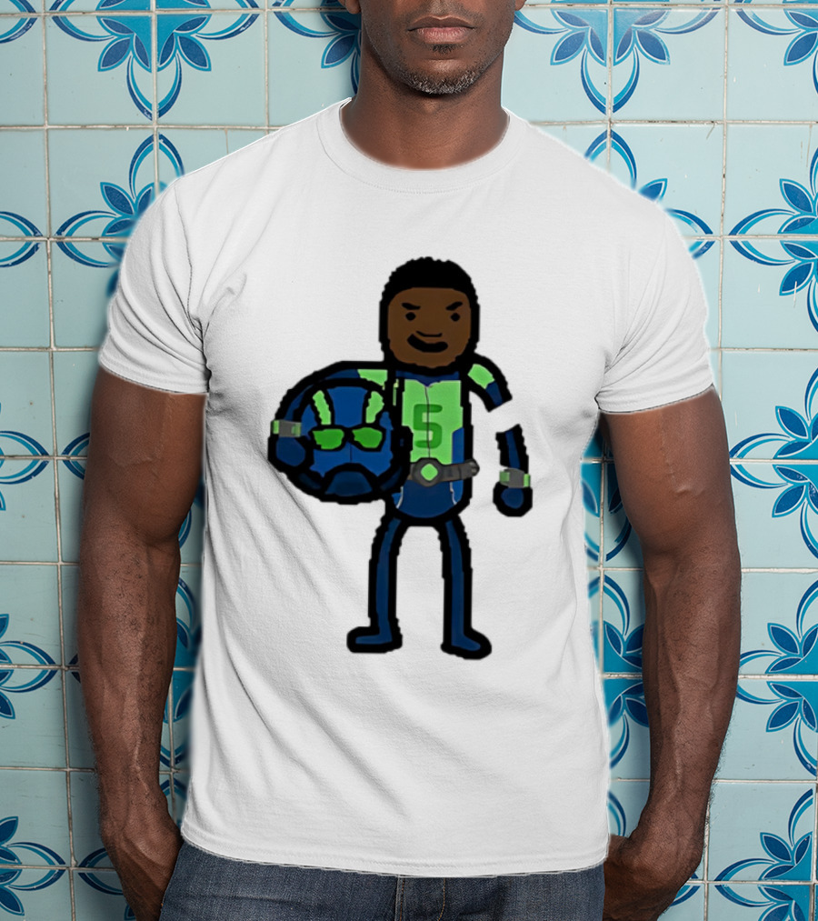 "Anthony Edwards No.5 Cartoon Ant-Man Style Minnesota Timberwolves" T-Shirt