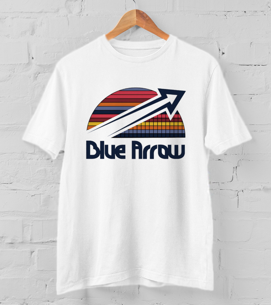 Blue Arrow Denver Nuggets Skyline 2025 T-Shirt