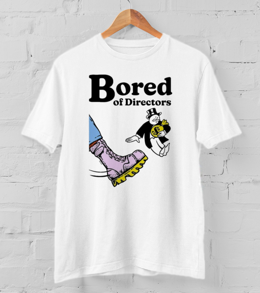 Bored Of Directors Stomp Boot Money Bag T-Shirt